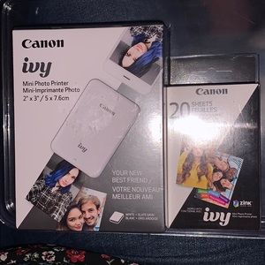 New never opened Canon ivy mini printer with bonus